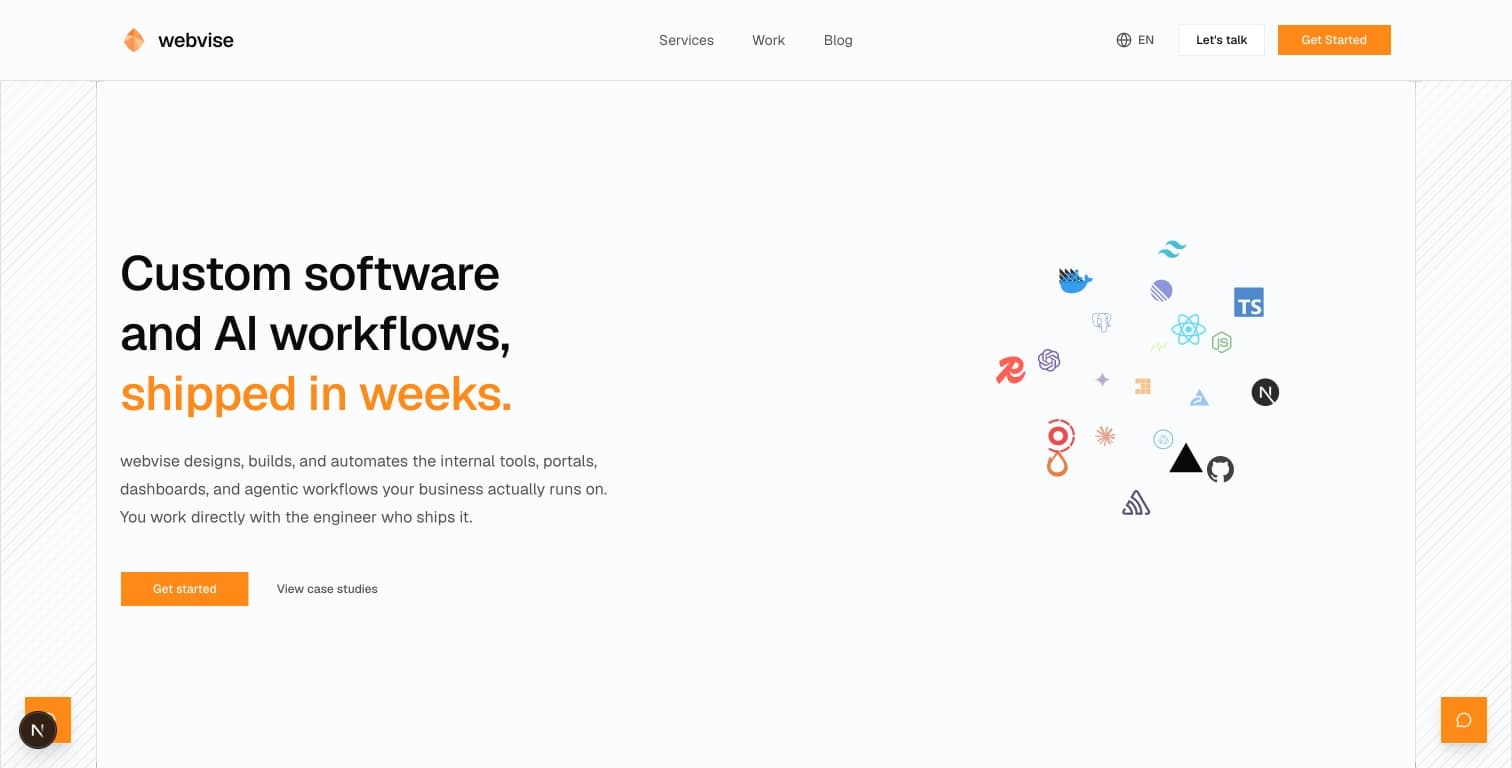 webvise: Comment webvise est devenu une plateforme de logiciels sur mesure et de systèmes IA